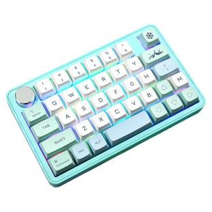 MK40蓝牙三模单手键盘宏编程键盘绘图键盘左手自定义键盘机械键盘