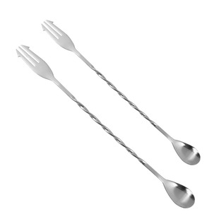 304不锈钢长柄搅拌棒咖啡调酒棒加长吧勺吧台奶茶店专用吧匙勺子