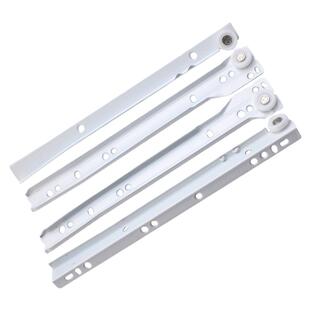 汇泰龙老式二节托底导轨 静音抽屉轨道橱柜跑道衣柜加厚滑轨滚轮