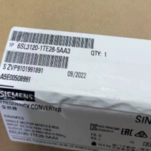议价西门子S120模块6SL3120-1TE28-5AA3德国全新原装6SL31201TE285AA3
