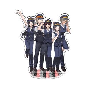 无缝夹层GBC闺哭泣少女乐队五乐哭河原木桃香动漫周边品质立牌