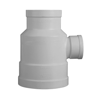 联塑PVC瓶形口三通排水管下水管配件管件110 50 75异径变径接头转