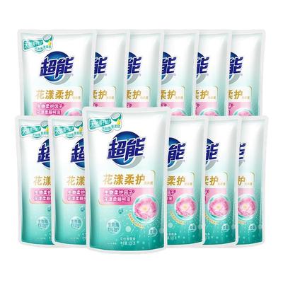 超能花漾柔护洗衣液500g袋装补充装持久留香家用官方正品洗衣液