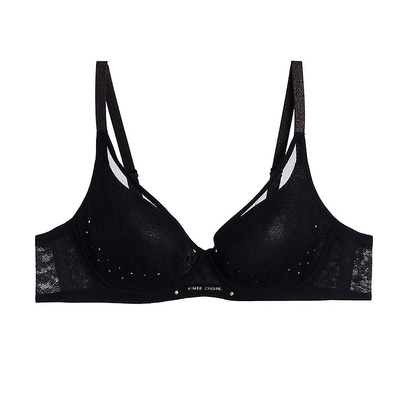 专柜正品爱慕·CHUANG明动7内衣女薄杯大胸显小文胸CA111891