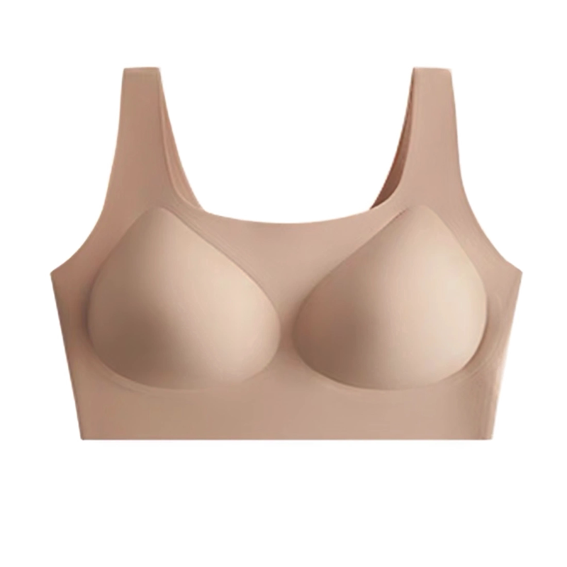 维多利亚隐形运动内衣无痕收副乳裸感睡眠内衣经典防下垂小胸显大