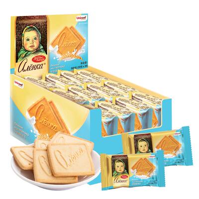 爱莲巧俄罗斯进口饼干粗粮代餐