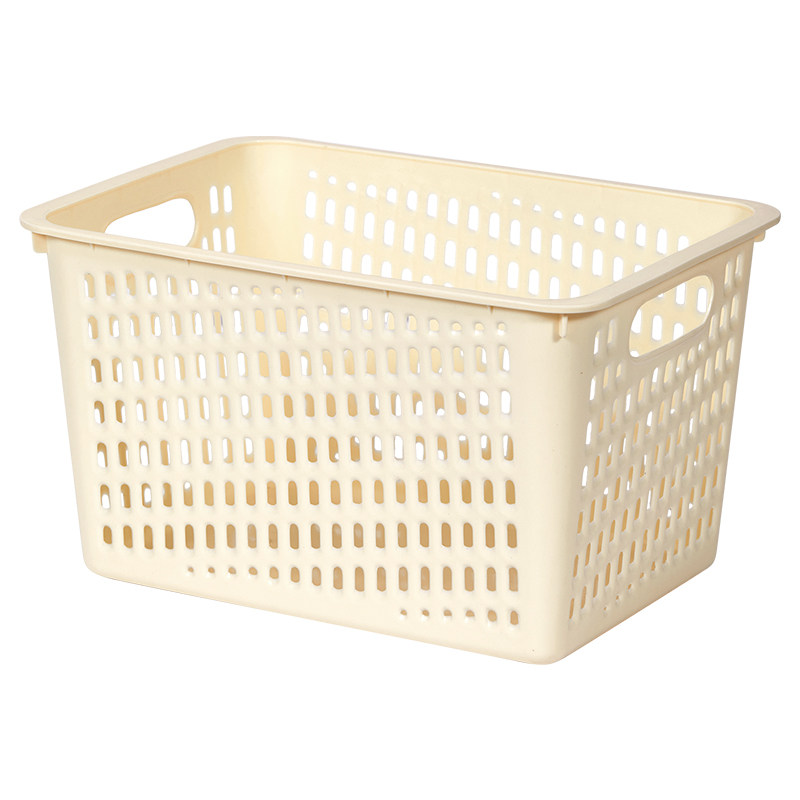 MINISO名创优品收纳筐家用零食杂物塑料置物篮厨房橱柜储物整理箱