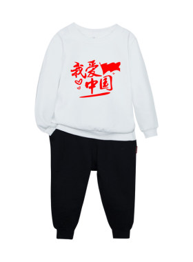 小学生白上衣黑裤子一二年级套装