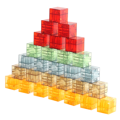 百变透明磁力方块积木几