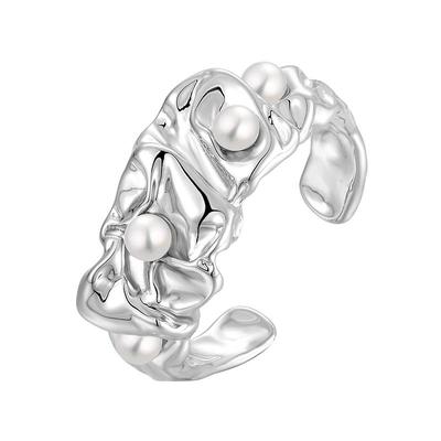 VEKE珍珠戒指小众设计高级ins