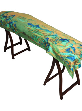 聚艺坊古筝防尘罩盖布正反印花