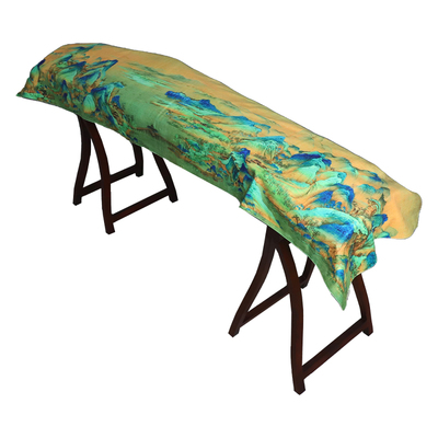 聚艺坊古筝防尘罩盖布正反印花