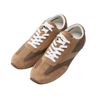 LESS春通勤时尚简约女鞋系带慵懒感舒适女式休闲运动鞋3P2M10010