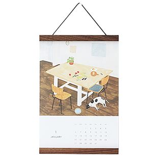 2019-2025 往年合集 北欧之旅 挂历单张月历年历装饰画风台历日历