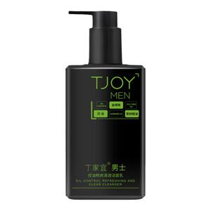 丁家宜男士洗面奶控油畅爽清透洁面乳大瓶装泵装深层清洁学生泡沫