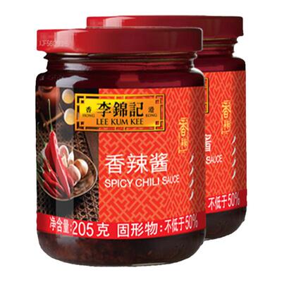 李锦记香辣酱205g*2瓶装
