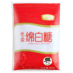 舒可曼优级绵白糖500g细白绵砂糖粉糖霜蛋糕面包食用甜品烘焙原料