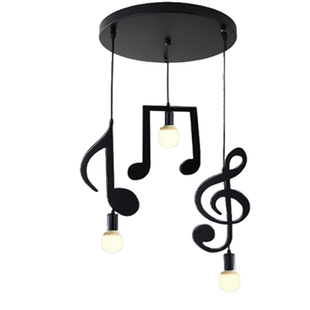 创意音符吊灯书房舞蹈培训班前台走廊钢琴房琴行音乐乐器工作室灯