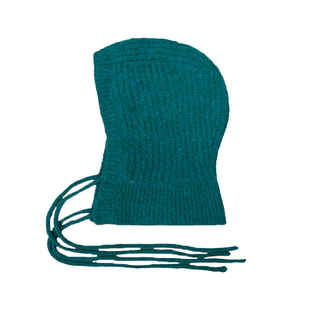 SecondMoon纯色百搭绵羊毛保暖巴拉克拉法帽