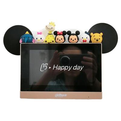 米奇入户玄关可视门铃装饰对讲电话开关客厅电脑屏幕显示器小摆件