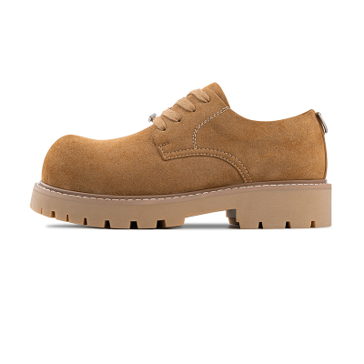 MRA棕色德比鞋复古大头休闲皮鞋