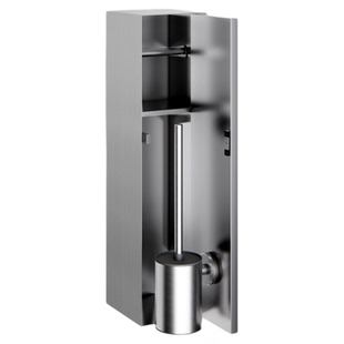 嵌入式马桶刷置物架不锈钢高级感纸巾收纳定制喷枪壁柜墙上储物柜