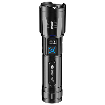 夜爬强光超亮防水手电筒