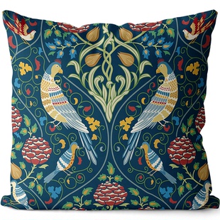 复古轻奢床头靠垫欧式沙发客厅办公室腰垫护腰靠大号抱枕套不含芯