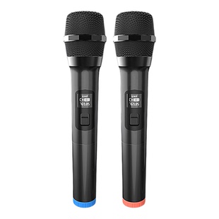 万能无线话筒一拖二家用户外k歌防啸叫6.5mm接收器通用高端麦克风