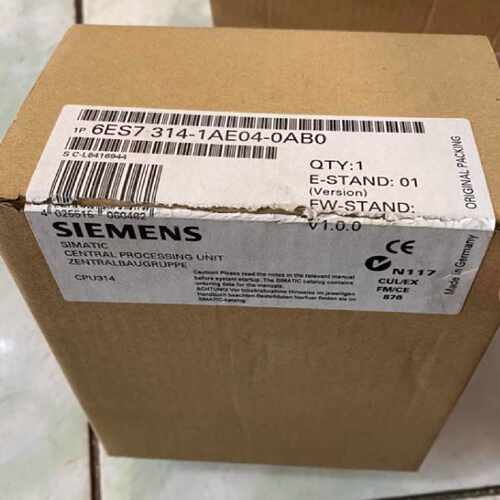 议价西门子CPU314 带集成电源24V DC 存储24KB 6ES7314-1AE04-0AB