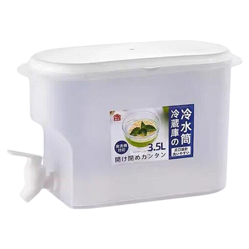 冰箱冷水壶带龙头饮料桶大容量冰水壶家用水果茶凉水壶果汁冷饮桶