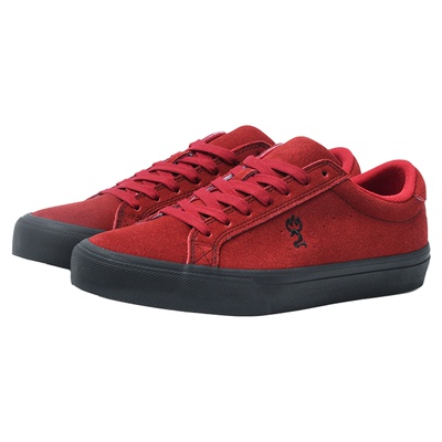 极路客北斗星浆果红减震滑板鞋