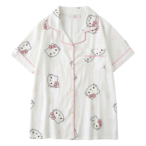 A类女童短袖儿童睡衣夏季家居服