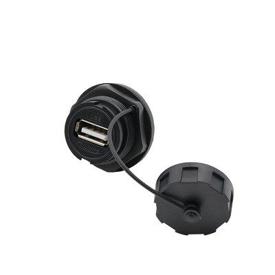 凌科防水连接器usb母座航空插头