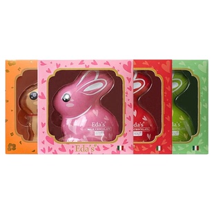大利进口Eda's艾达的世界牛奶巧克力儿童兔子礼盒零食伴手礼糖果