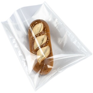 全麦透明小面包包装袋烘焙甜甜圈牛角包欧包吐司机密封打包纸袋子