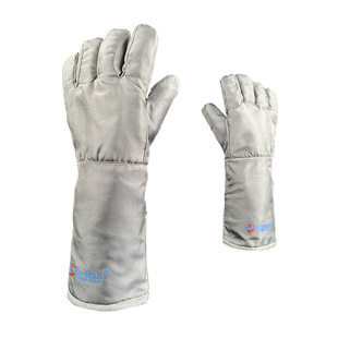 300度不掉屑无尘耐高温阻燃防烫手套电子厂实验室防静电隔热加长