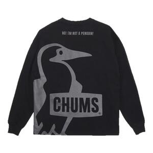 CHUMS洽洽鸟运动户外休闲棉质印花卫衣长袖T恤CH01-2455