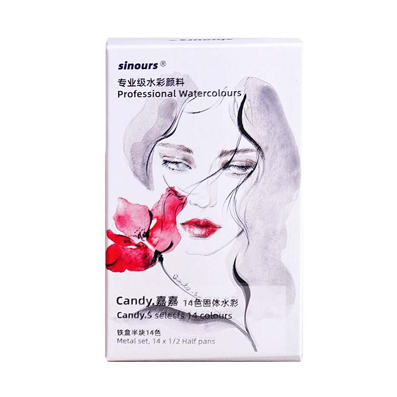 Sinours×Candy.s联名款水彩颜料