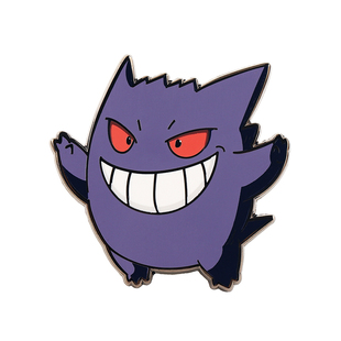 FooLii孚狸自制宝可梦耿鬼金属徽章原创设计神奇宝贝pins可爱礼物
