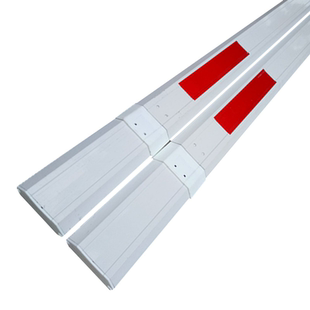 伸缩杆道闸杆停车场铝合金直杆小区起落门禁栏车杆挡车杆胶条杆