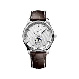 Longines浪琴 官方旗舰名匠系列月相男士机械表手表男腕表官网