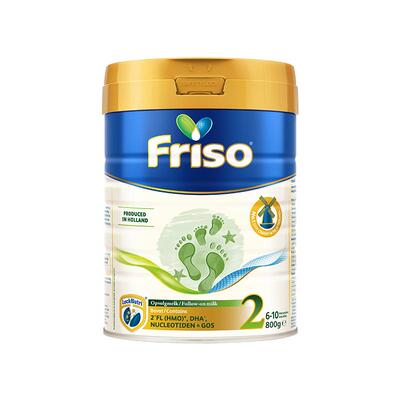 全新升级Friso/港版美素佳儿荷兰版白金婴幼儿配方奶粉2段800克