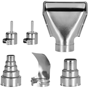 850热风枪风咀通用型风嘴852圆形扁型喷咀手机拆焊台头热风筒焊咀