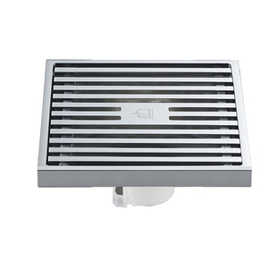 潜水艇防臭15cm大面板地漏大尺寸阳台浴室75/110管通用地漏盖方形