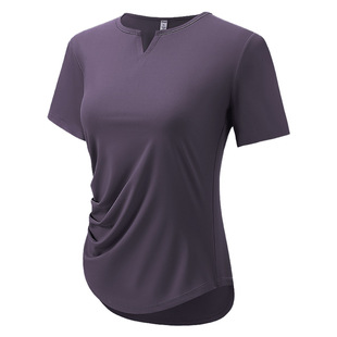 加大码瑜伽服女宽松运动短袖速干上衣胖mm跑步健身服T恤套装200斤