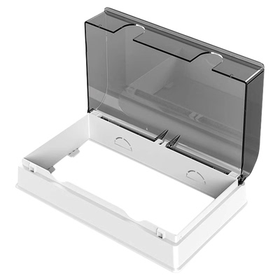 明装明线双86型二位双联防水盒插座防水罩开关加高保护罩盖粘贴式