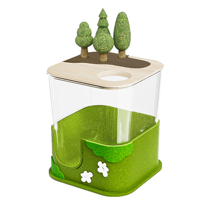 卡诺仓鼠躲避屋小房子毛毡造景