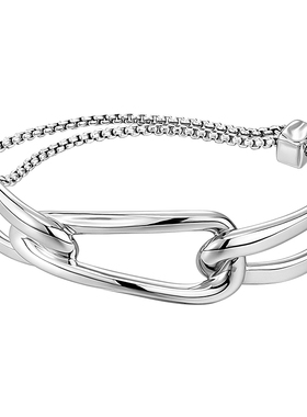 白岚时尚女S925手镯银手镯