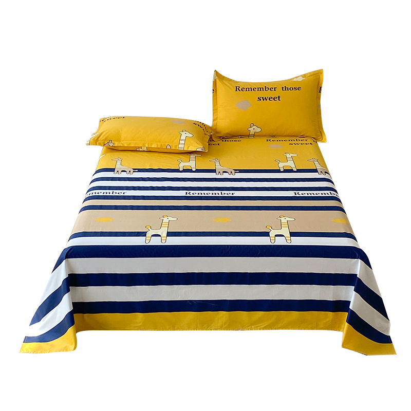 单件被单厚实亲肤全棉布料100%纯棉儿童学生加大定制3米印花床单